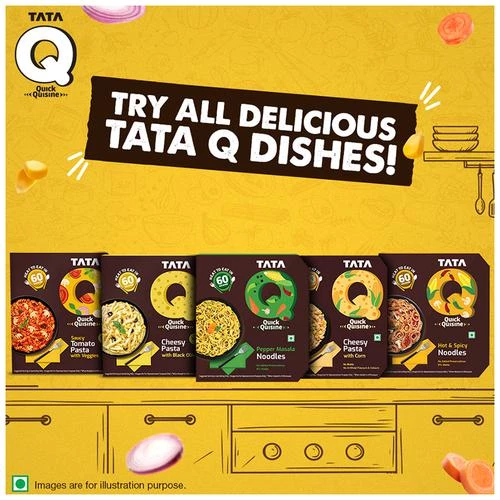 TATA Q Ready To Eat Veg Cheesy Pasta With Black Olives - High Quality Ingredients, 290 g-10.webp